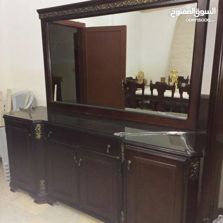 سفره ثلاث قطع مع طقم كنب الدب