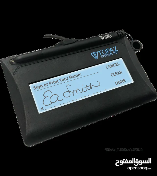 جهاز توقيع إلكتروني عالي الجودة  TOPAZ SIGNATURE PAD T-L460-HSB-R