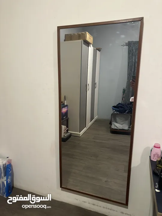 Ikea wall mirror brown