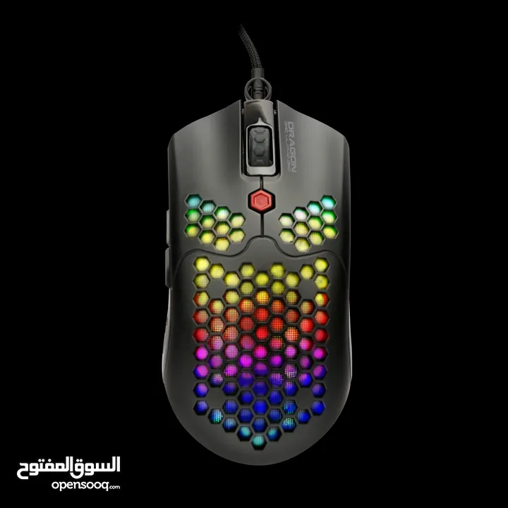 ماوس جيمنغ مضيئ رجب من دراغون وور Dragonwar G-25 Mouse RGB Gaming Mouse