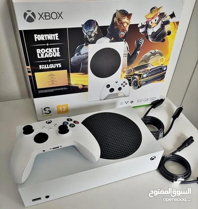 اكس بوكس سيريس اس ويده اضافيه   Xbox series S and extra controller