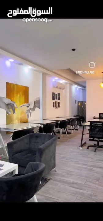 مشروع دراسي ومقهى مقابل البوابة الشمالية جامعة مؤته