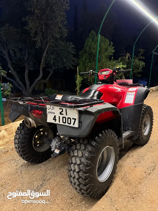 honda rubicon 500cc 2013 zero mileage  4×4   4×4دراجات هوندا روبيكونam ds450cc