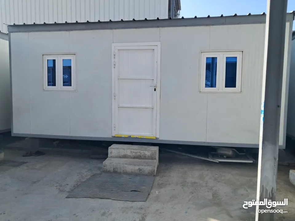 Steel Freight Container 40'x8' and Portacabin 20'x12'