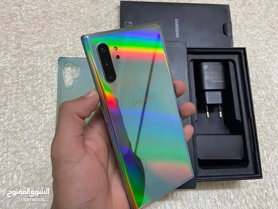مستعمل Samsung Not 10 plas شرق اوسط رام 12 جيجا 256 بدون كرتونه  ومع كرتونه الأصلية متوفر توصيل