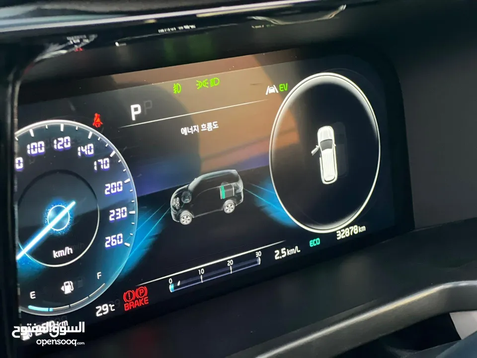 كايا سورينتو 2022 /فل الفل  فتحة سقف بانوراما  2x4 ///240Hp بنزين + كهرباء  ( Haybrid) 1600cc