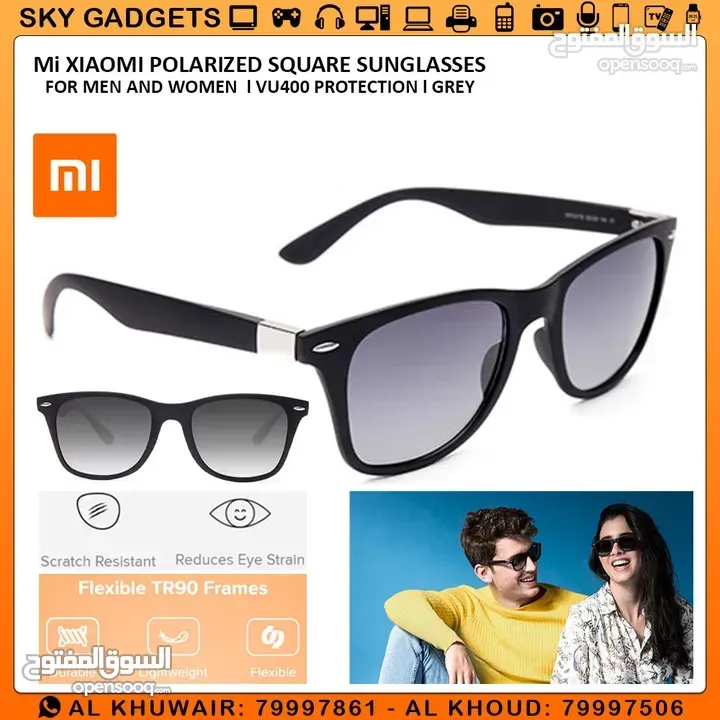 Mi Xiaomi Polarized square Sunglasses ll Brand-New ll