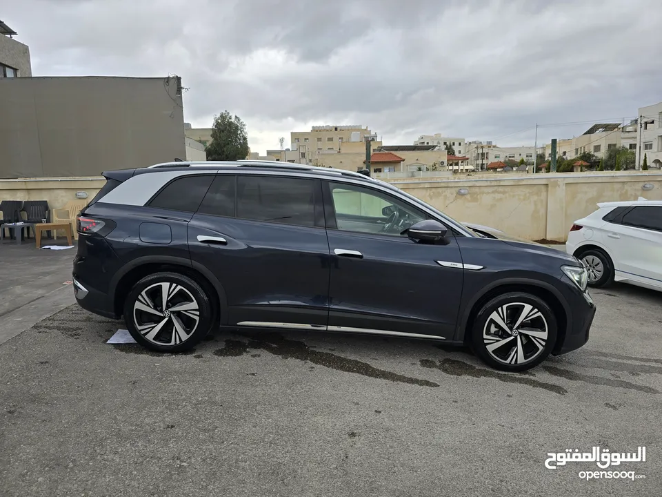 VW ID6 CROZZ PRO PIANO BLACK 2021 اعلا مواصفات فتحة متحرك 46 فحص جيد 7 جيد