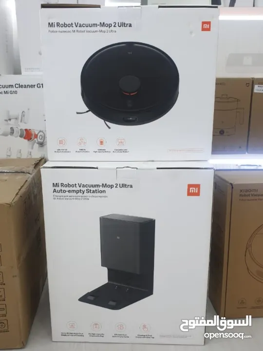 مكنسة روبوت شاومي Mop 2 Ultra (كنس ومسح) بحالة ممتازة مع محطة التفريغ، للبيع مع كافة مرفقاتها