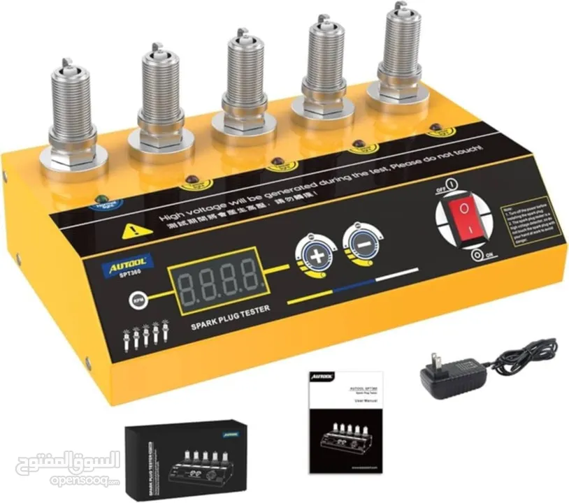 يتوفر لدينا #Spark_Plug_Tester  **جهاز فحص بواجي  * يحتوي على تكنولوجيا عالية