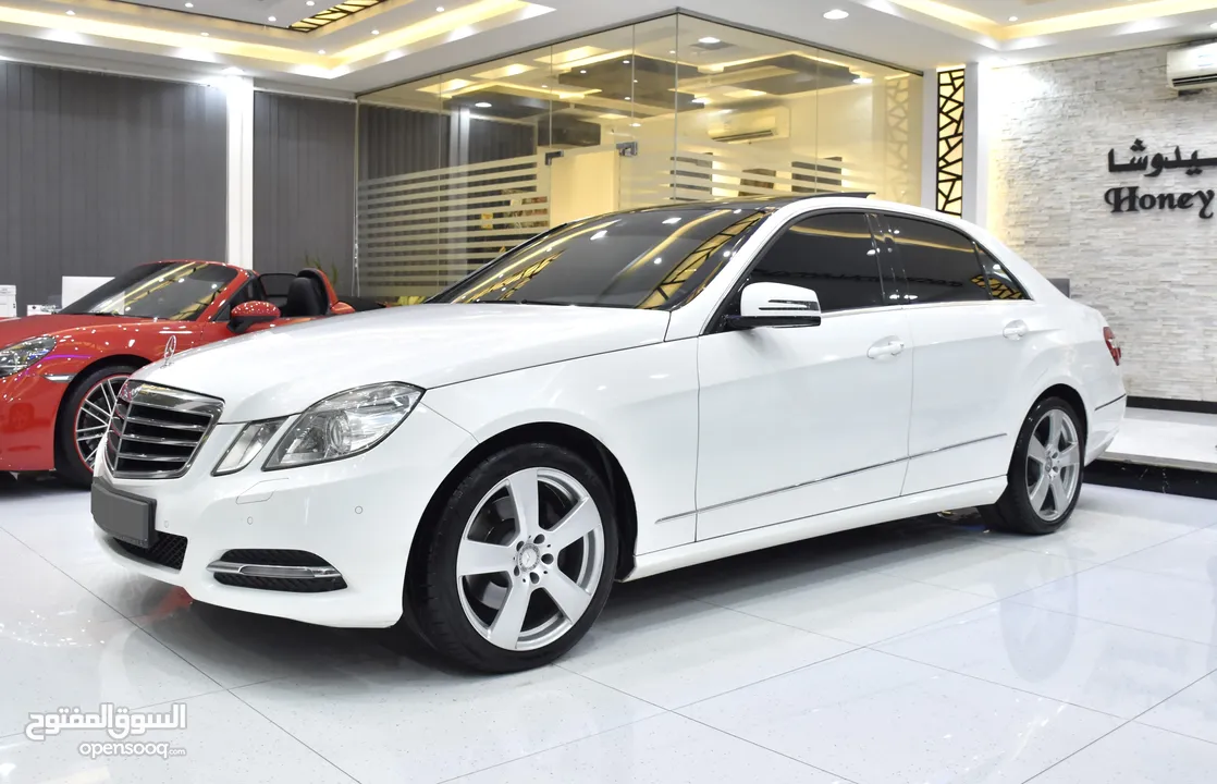 Mercedes Benz E300 ( 2013 Model ) in White Color GCC Specs