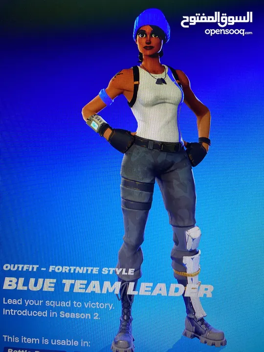rare blue team leader Fortnite acc