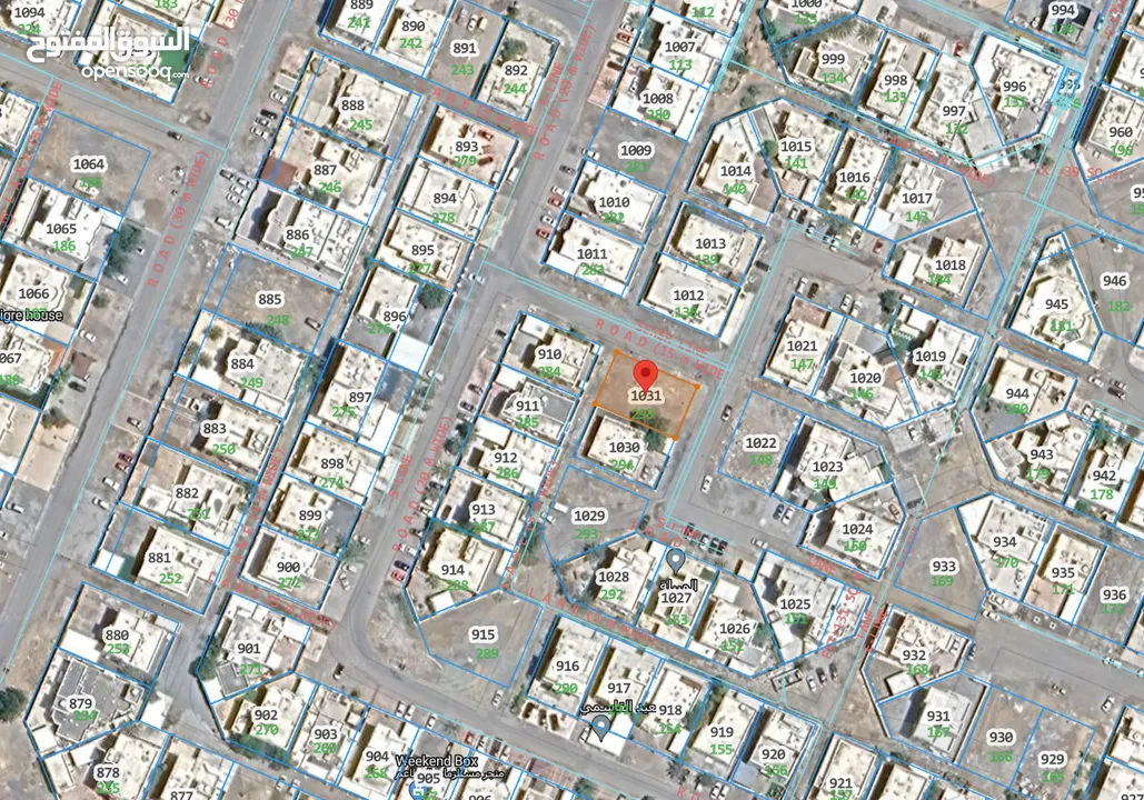 أرض سكنية كورنر في ولاية السيب - المعبيلة السابعة مساحة الأرض: 400 متر سعر الأرض: 41500 ألف ريال