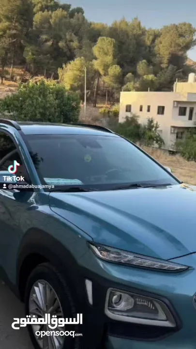 هيونداي كونا 2020  حالة الشركة  عداد 55 ألف فقط لون مميز
