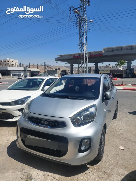 كيا بيكانتو حالة الشركة  عداد الكيلومتر 65 الف