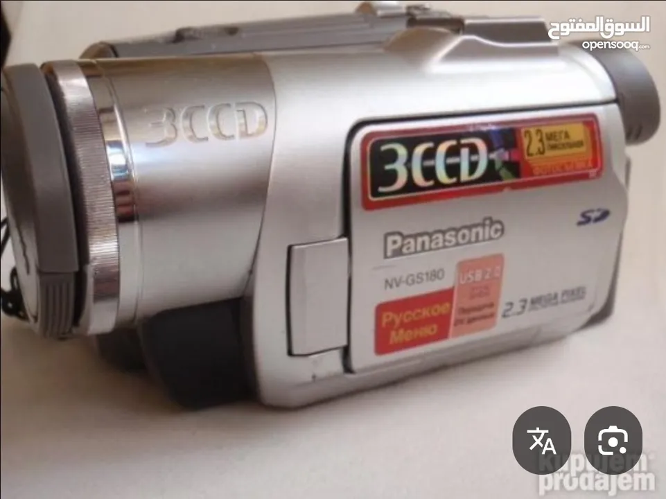 كاميرا فيديو باناسونيك NV-GS180 MiniDV، وهي كاميرا فيديو مدمجة مزودة بتقنية 3CCD. بسعر رخيص للبيع