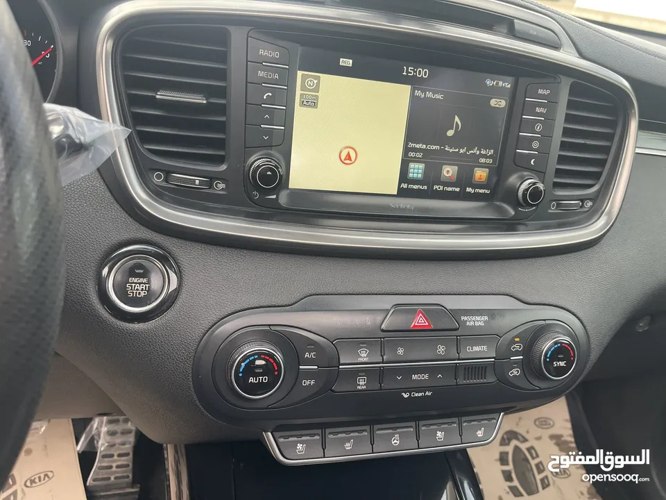 كيا سورنتو فل مسكر دفع رباعي فحص نخب ولا غرام بويه ترخيص تامين شامل سنه عداد 132 اصلي