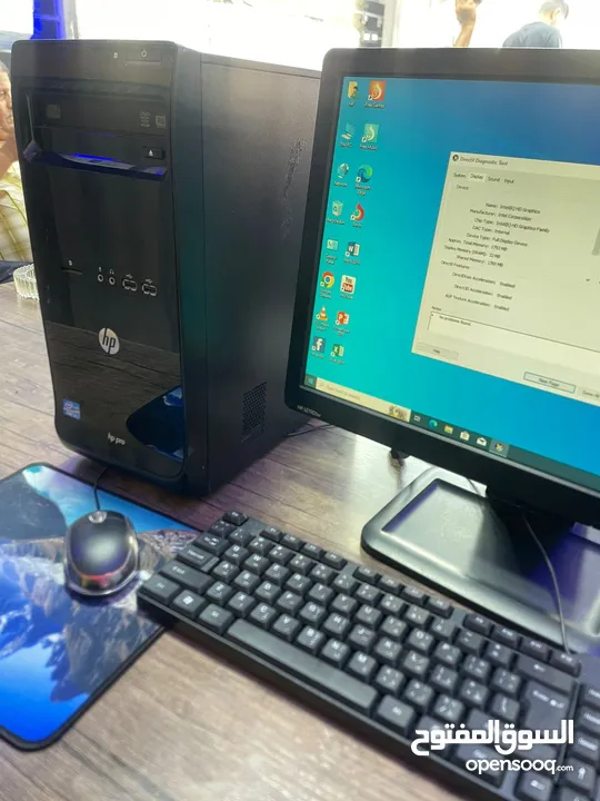 كمبيوتر HP بحالة ممتازة فقط بسعر 85 دينار Core i3