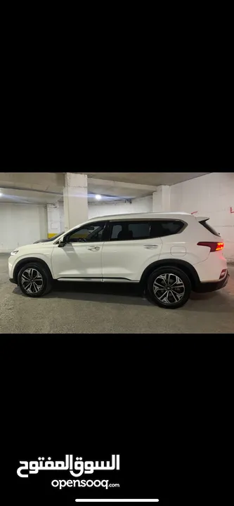 Hyundai santafe 6+1 فللللل مع بانوراما + هند كهربا + صندوق  كهربا