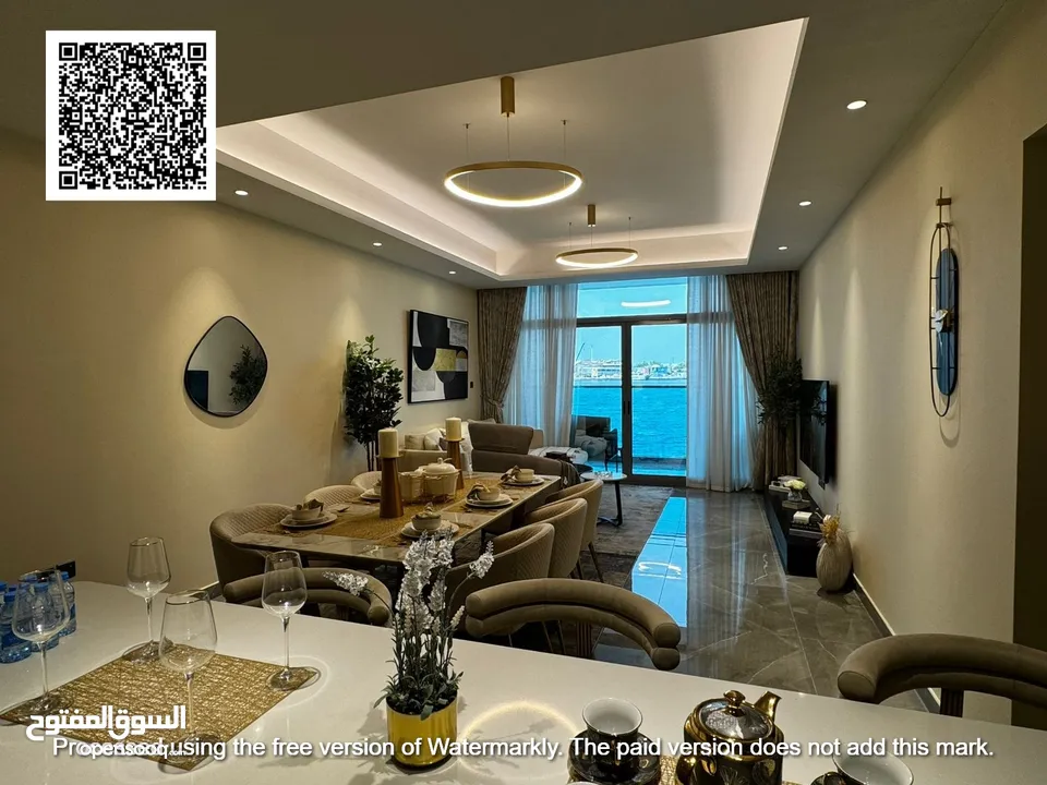 1 غرفة نوم فاخرة مقدم 10% عجمان وسط المدينة - كريك تاور