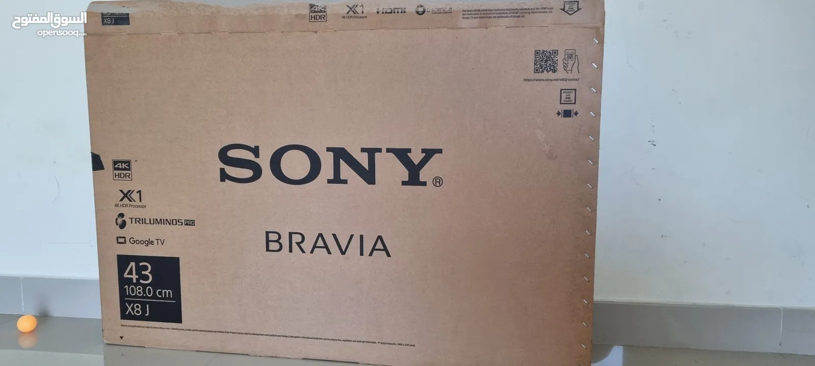 Sony Smart UHD 4K T.V 43"
