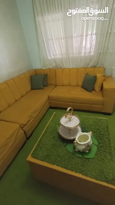 مجلس كونر تفصيل خشب سويد اسفنج ضغط احسن مواصفات 12مقعد