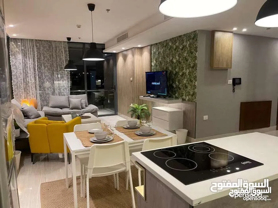 شقة مفروشة بتصميم عصري أرقى مناطق عبدون اعلان رقم (O410)