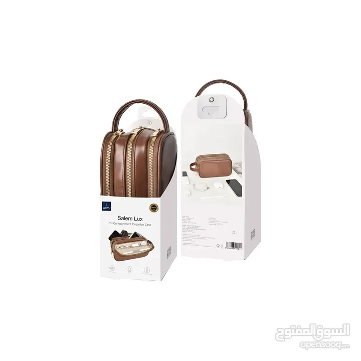 WiWU Salem Pouch LUX PU leather Metal Zipper  NEW -MEAGByte