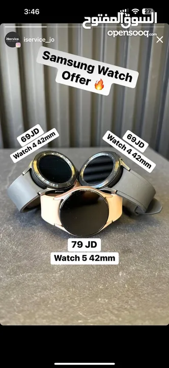 Samsung Watch 4 42mm وكالة
