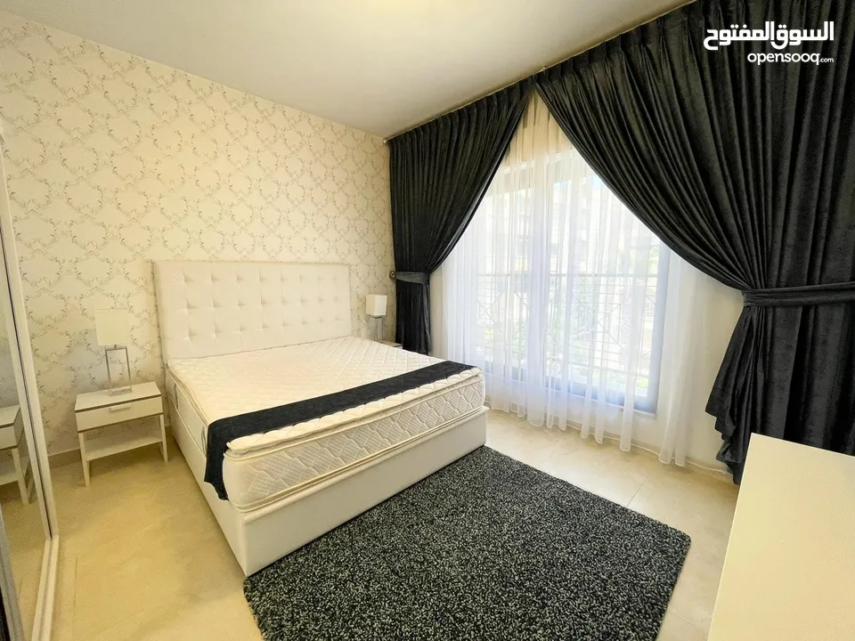 شقة جديدة/ للايجار في منطقة دير غبار.. مفروشة مساحة 120م مع بلكونة