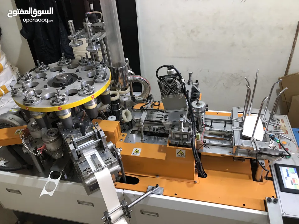 ماكينة تصنيع فناجين وكبيات ورقية - مصنع متكامل للبيع - بحالة ممتازة