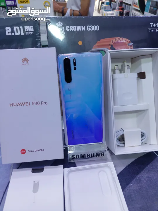 جهاز اخو الجديد كامل اغراضو  الاصليه  128g 16ram Huawei P30 Pro