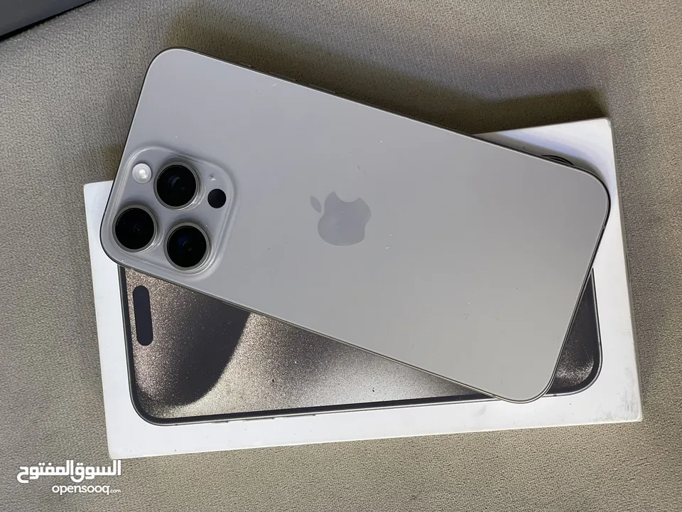 iPhone 15pro max 256G battery 88/91 مسعمل بحالة الوكالة ولا نقرة