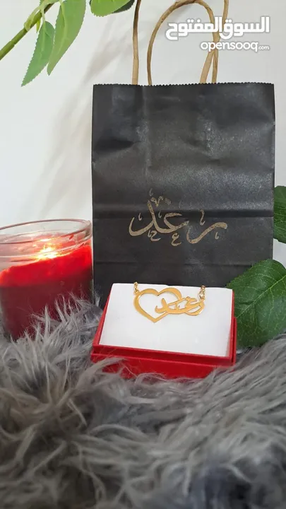 سنسال واسوارة مطلي ذهب وفضة بكل الأشكال والاسماء الي بتختاروها