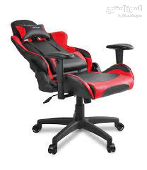 كرسي ألعاب أسود وأحمر جيمنج  بمواصفات رائعة  ومريحة GAMING CHAIR 