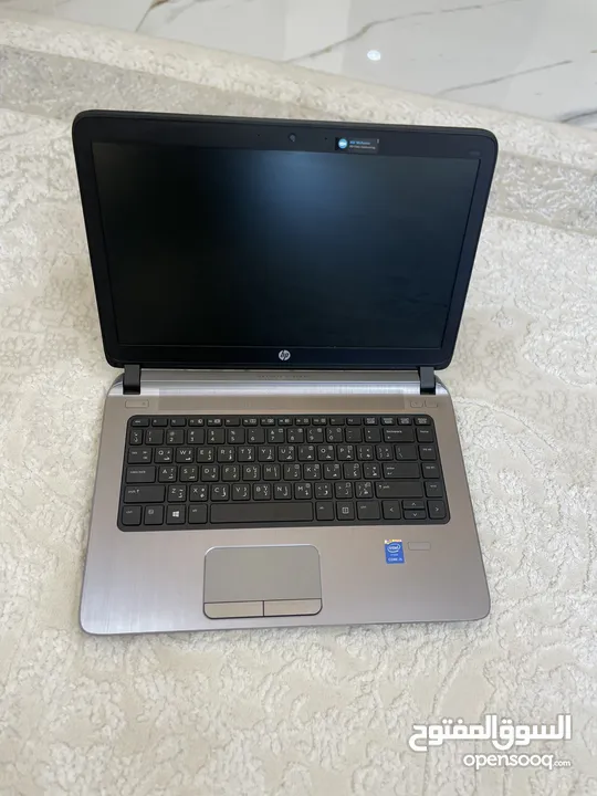 لابتوب معدن HP قوي Core i5بحالة لجديد   كامل مكمل وأنيق مع عدة هدايا