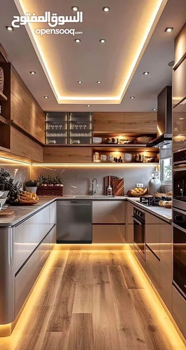 مطابخ المنيوم مطابخ خشب جميع انواع المطابخ