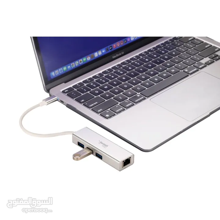 Convertor USB 3.0 To Ethernet Gigabit & Hub 3 Port