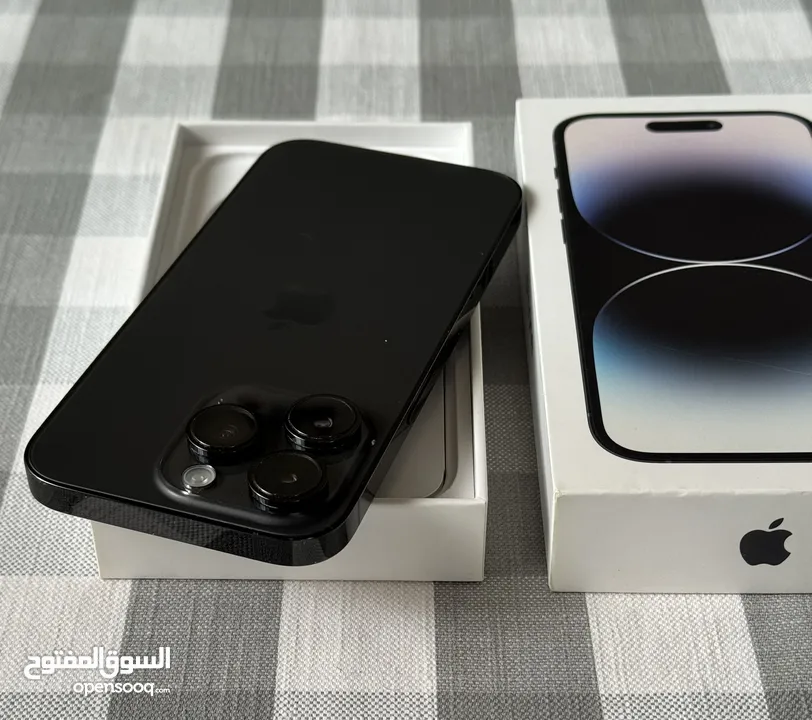 iPhone 14 pro black 128GB used like new