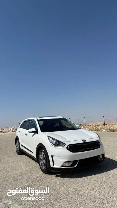 كيا نيرو هايبرد موديل 2018 وارد كوريا كلين تايتل فحص كامل.  Kia Niro hybrid 2018 Korean spec.