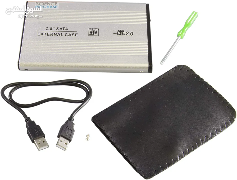 USB 2.5 SATA ENCLOSURE حاضنة هارد ديسك خارجي  يوسبي  2