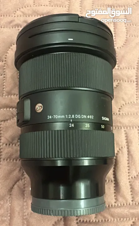 عدسة  sigma 24–70 f2.8 sony