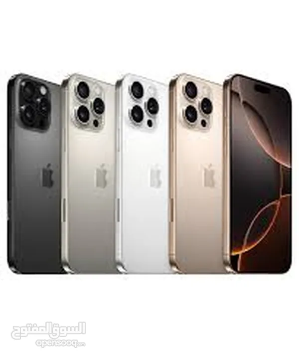 IPHONE 16 PRO MAX ( 256GB )  NEW /// ايفون 16 برو ماكس ذاكرة 256 الجديد
