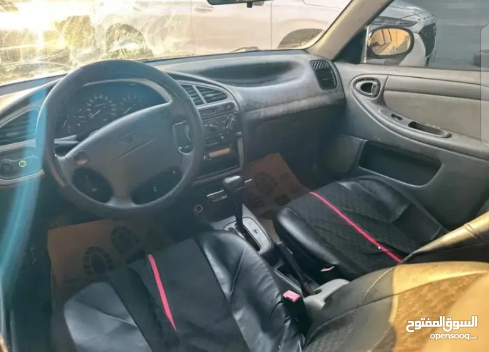 الحبة النظيفة ،دايو لانوس أوتوماتيك أصل برايفت (خصوصي) بنزين 1500 قطارة مىديل 2002