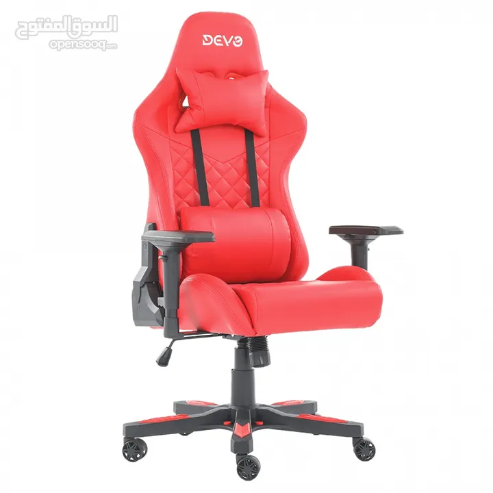 كرسي ديفو أحمر جديد غير مستخدم Devo Alpha v2 Red gaming chair "NEW"