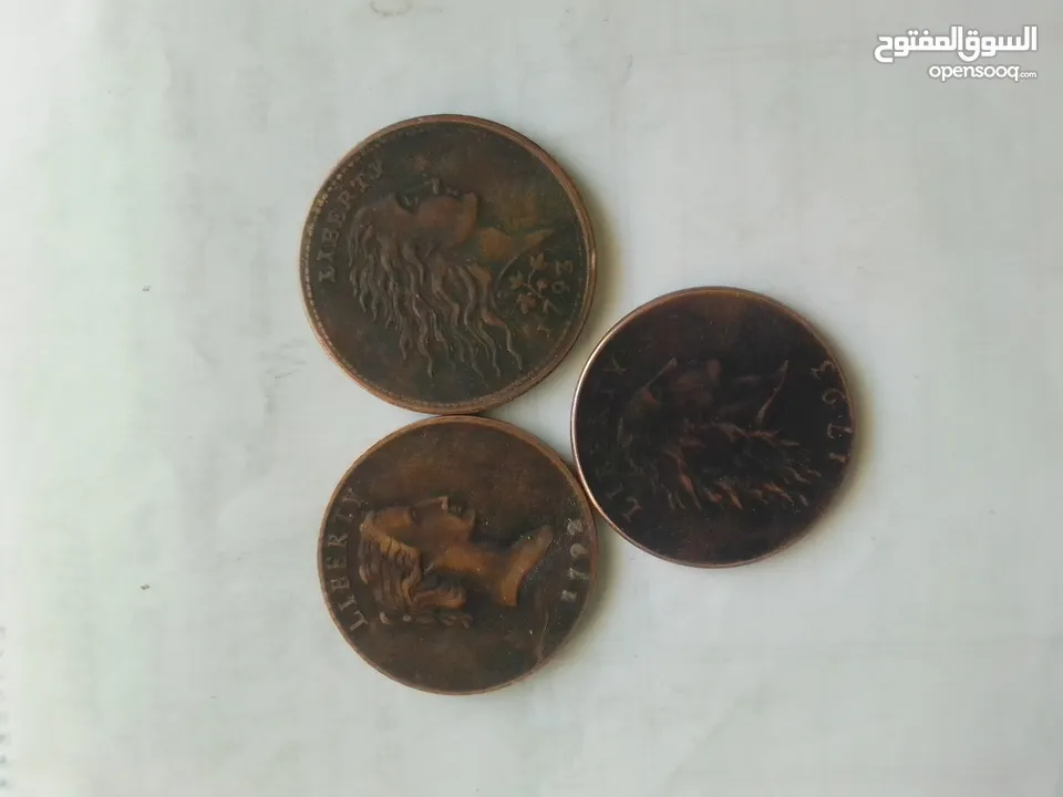 عملات أمريكية نادر جدا جدا جدا بحاله ممتازه