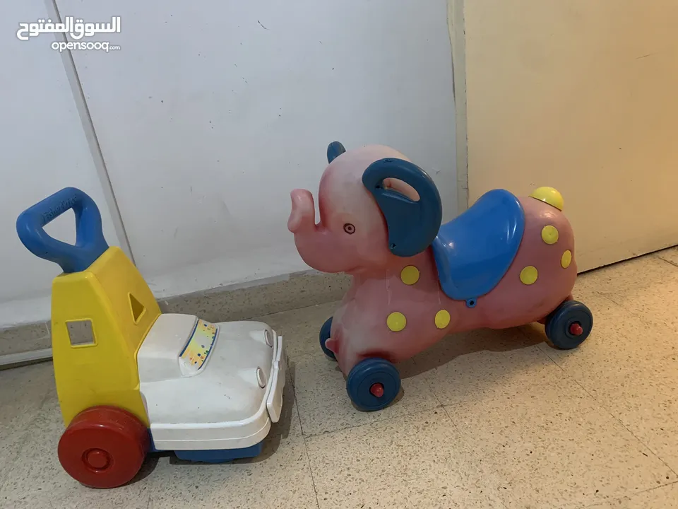 مشاية اطفال وبسكليت وهزاز فقط