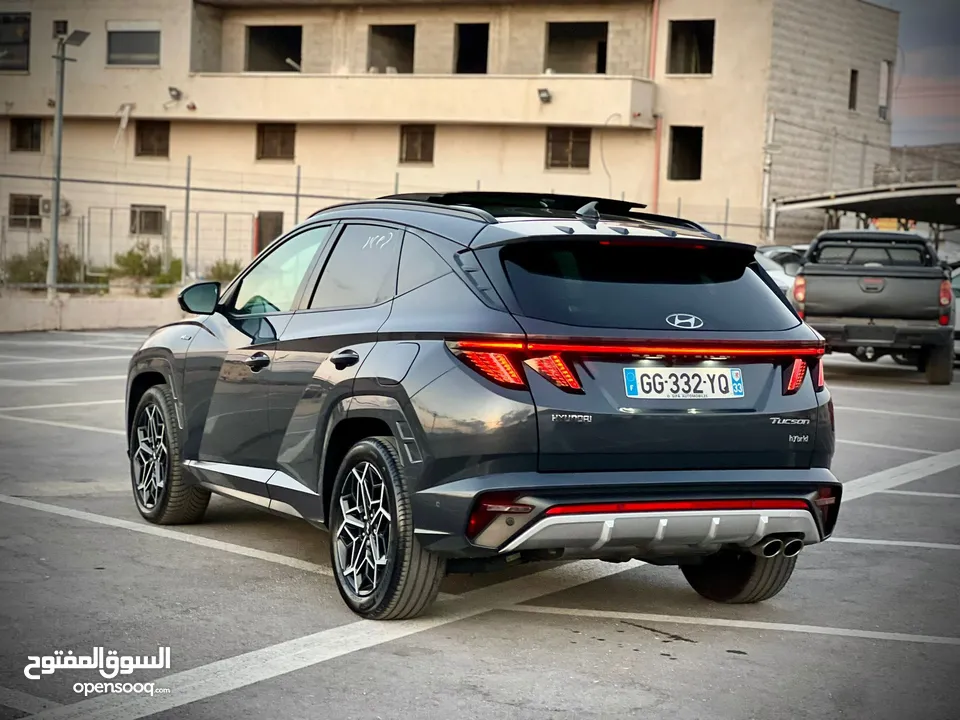 هونداي توسان N-Line /2022 فل الفل فتحة سقف بانوراما  2x4 ///240Hp   ( Haybrid) 1600cc
