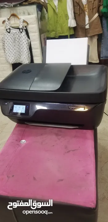 طابعة hp ملونة مع سكانر وحبر فل ويرلس فخمة