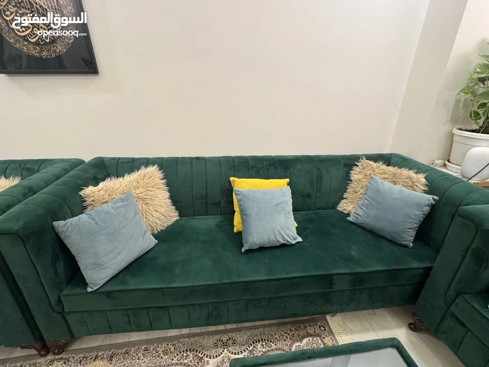 14 seater sofa with 2 tables